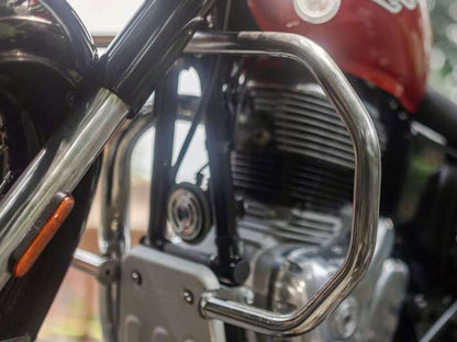 Genuine Royal Enfield New Bullet 350 Silver Octagon Engine Guard KXA00006