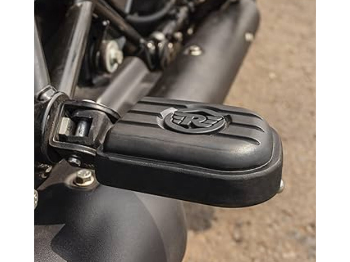 Genuine Royal Enfield New Bullet 350 Pillion Deluxe Footpegs Black KXA00031