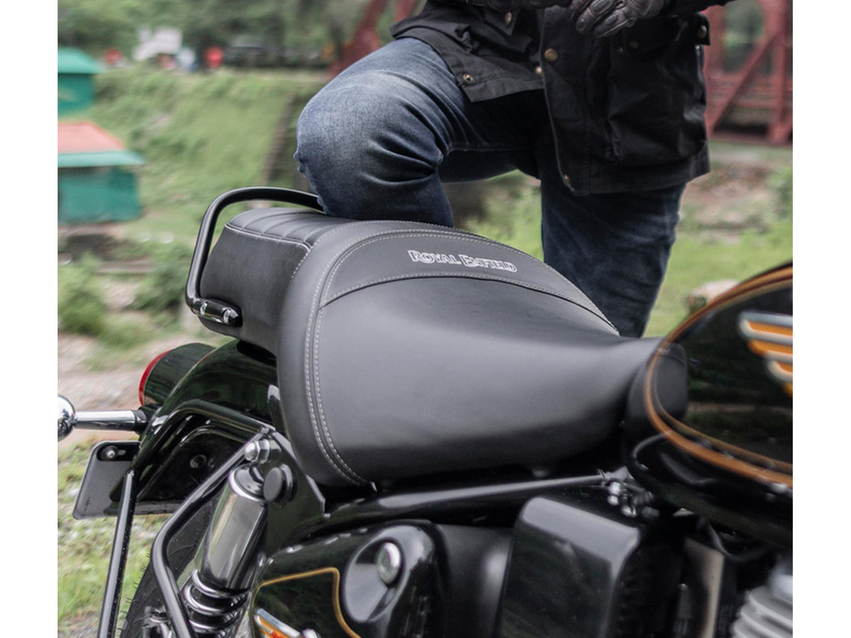 Genuine Royal Enfield New Bullet 350 Black Touring Dual Seat KXA00060
