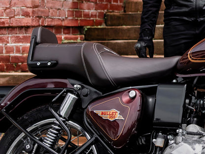 Genuine Royal Enfield New Bullet 350 Brown Touring Dual Seat KXA00059