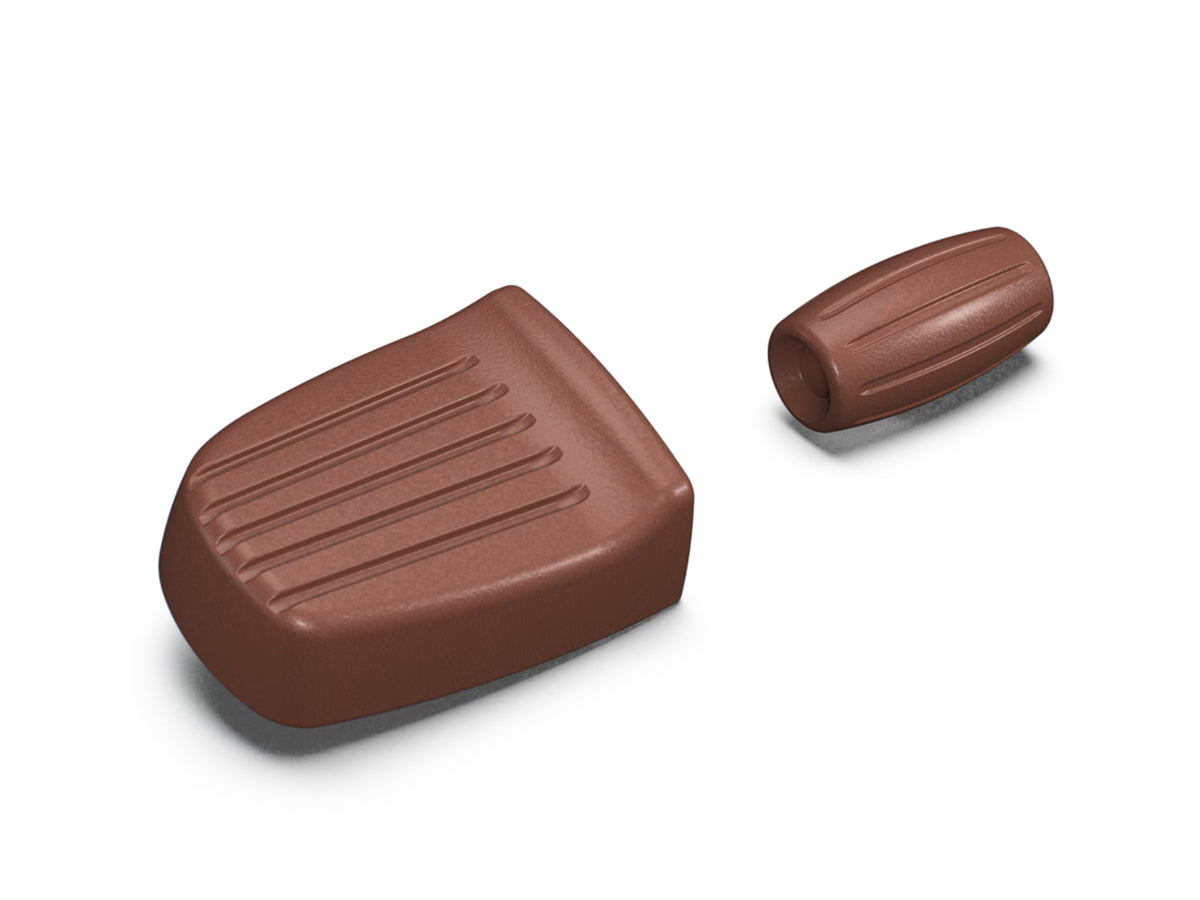 Genuine Royal Enfield New Bullet 350 Brown Foot Control Rubbers KXA00183