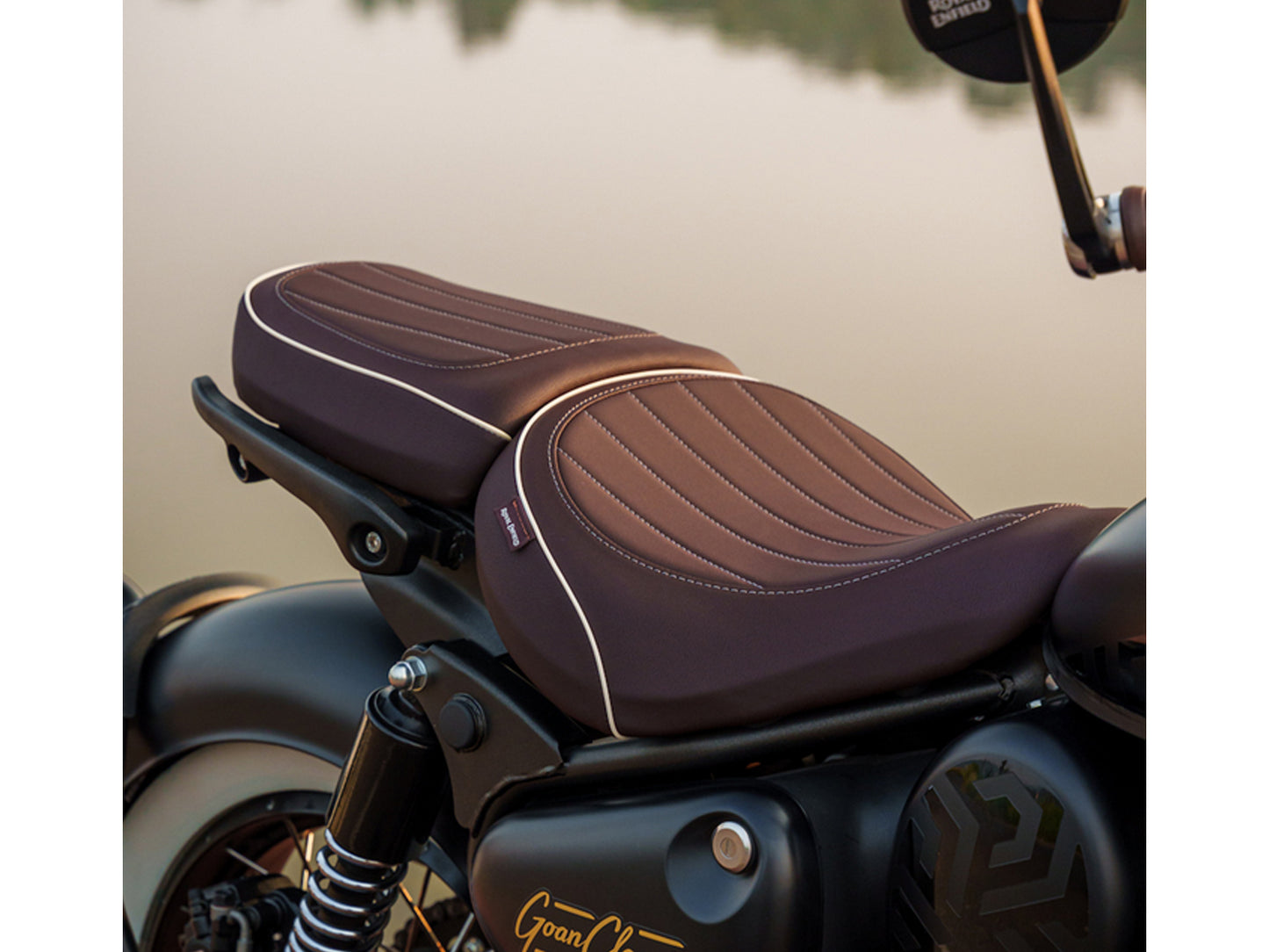 Genuine Royal Enfield Goan Classic 350 Brown Custom Rider Seat KXA00187