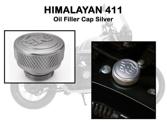 Genuine Royal Enfield Himalayan 411 Oil Filler Cap Silver 1990236