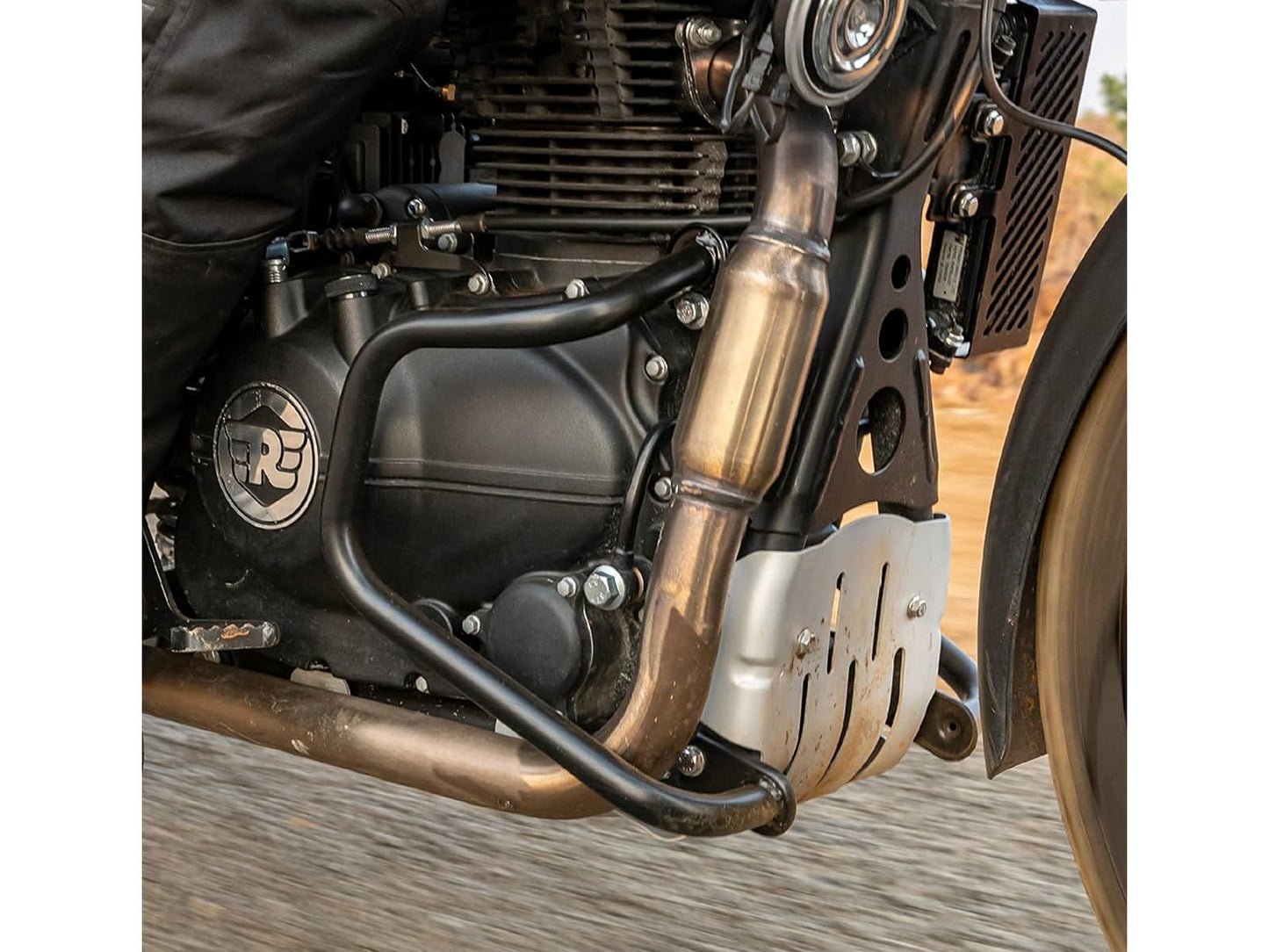 Genuine Royal Enfield Himalayan 411 Compact Engine Guard Black 1990204