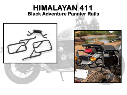 Genuine Royal Enfield Himalayan 411 Pannier Rails Black 1990259
