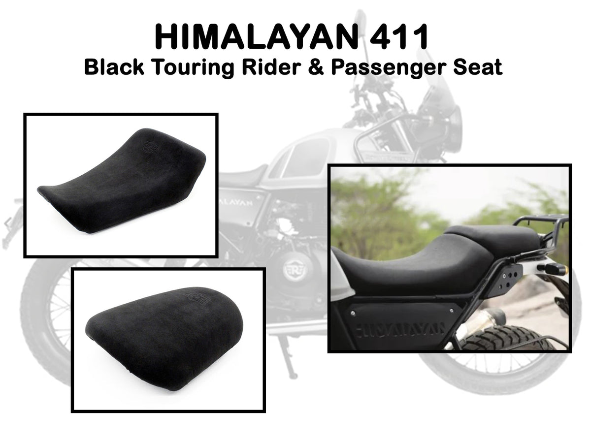 Genuine Royal Enfield Himalayan 411 Front And Rear Touring Seat Black