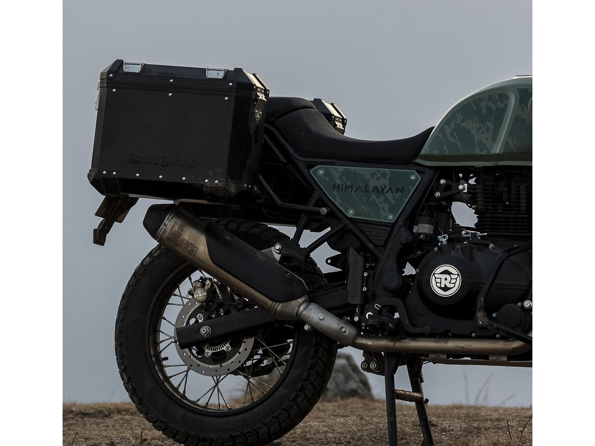 Genuine Royal Enfield Himalayan 411 Adventure Pannier Boxes Black 1990276