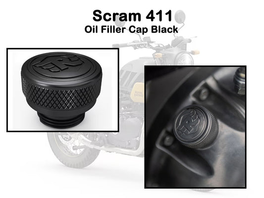 Genuine Royal Enfield Scram 411 Oil Filler Cap Black 1990218