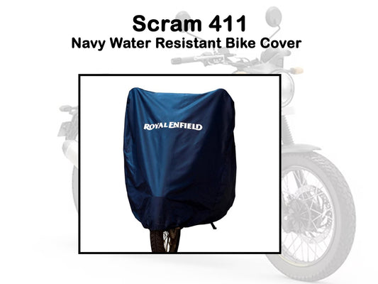 Genuine Royal Enfield Scram 411 Bike Cover Navy Blue 1990643