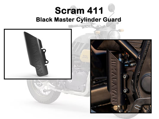Genuine Royal Enfield Scram 411 Master Cylinder Guard Black 1990244