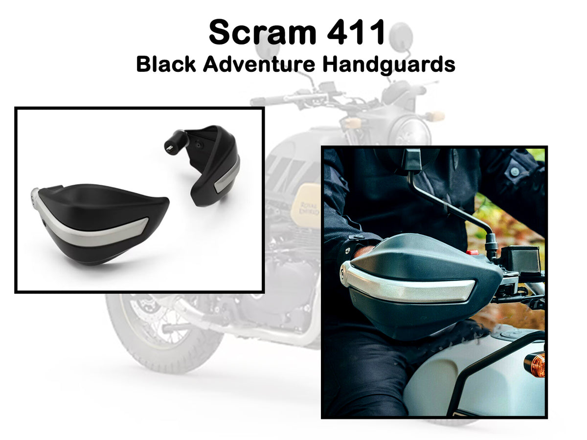 Genuine Royal Enfield Scram 411 Hand Guard Black 1990211
