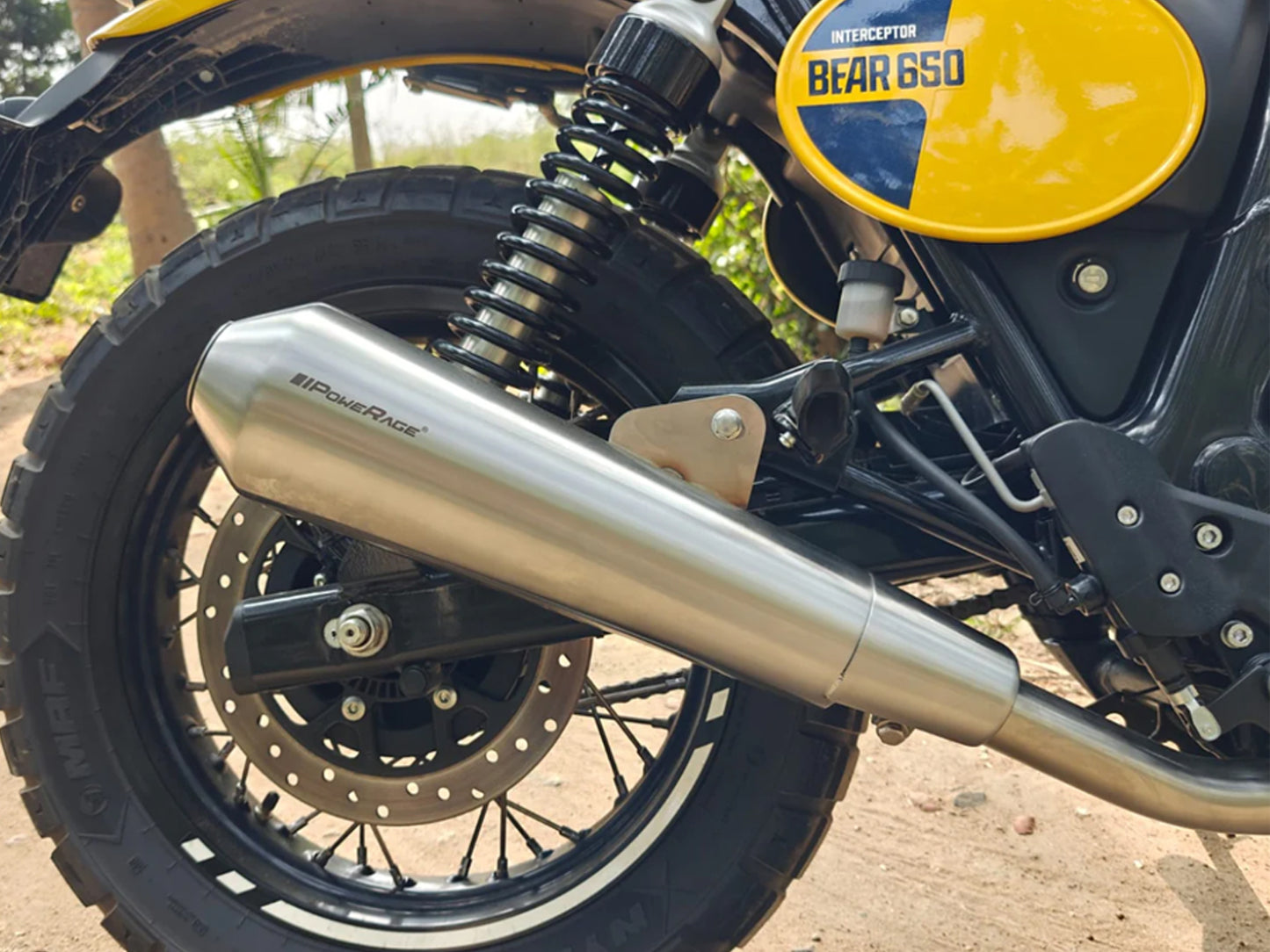 For Royal Enfield Bear 650 Powerage Exhaust Silencer Matt