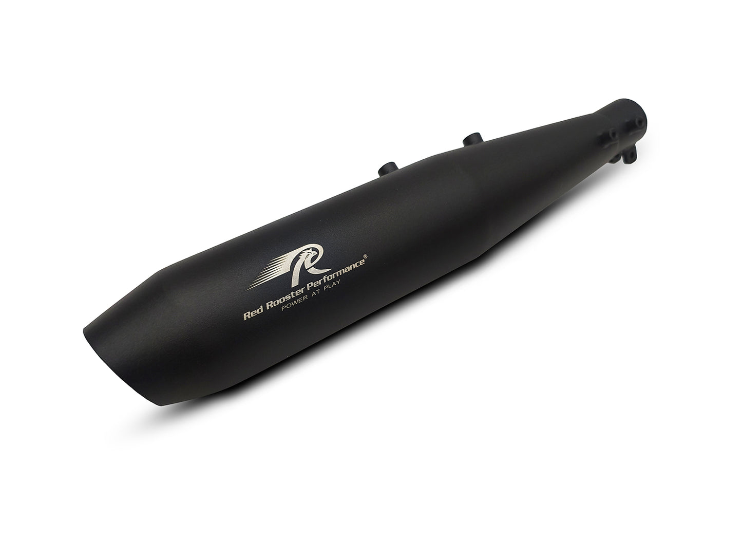 Fit For Royal Enfield Bear 650 Steller X Red Rooster Exhaust Silencer Black