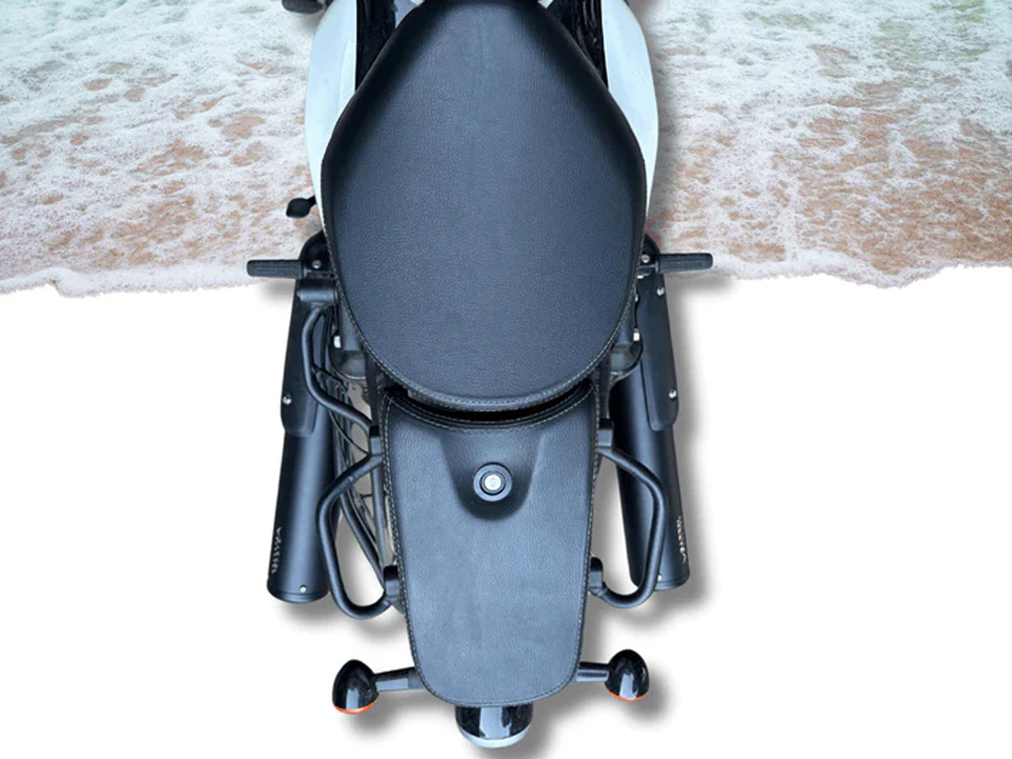 For Royal Enfield Shotgun 650 BASS MASTER Exhaust Silencer Black