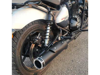 For Royal Enfield Shotgun 650 Rhino Racing V2 Exhaust Silencer Black