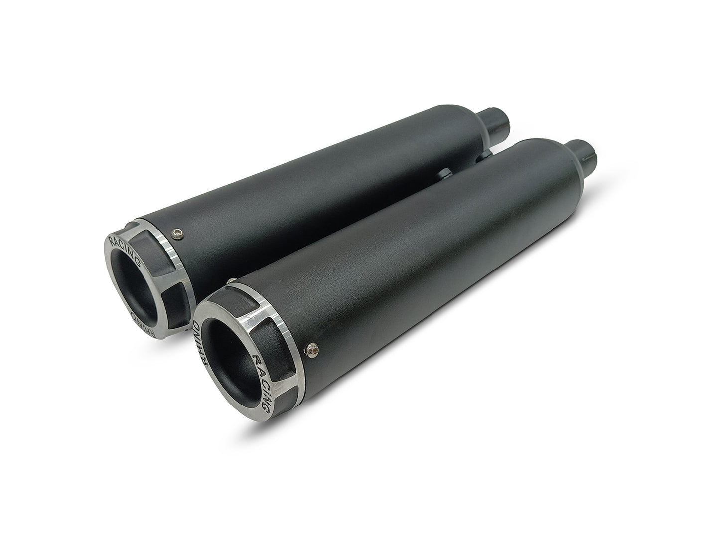 For Royal Enfield Shotgun 650 Rhino Racing V2 Exhaust Silencer Black
