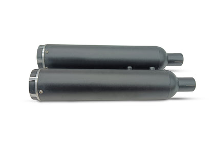 For Royal Enfield Shotgun 650 Rhino Racing V2 Exhaust Silencer Black