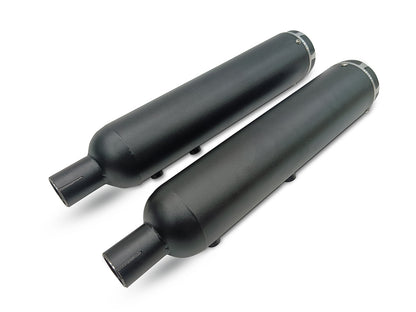 For Royal Enfield Shotgun 650 Rhino Racing V2 Exhaust Silencer Black