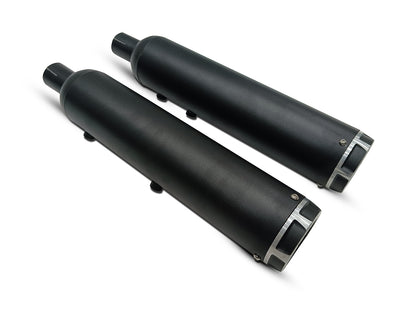 For Royal Enfield Shotgun 650 Rhino Racing V2 Exhaust Silencer Black
