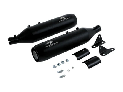 For Royal Enfield Shotgun 650 Red Rooster Astral Black Exhaust Silencer