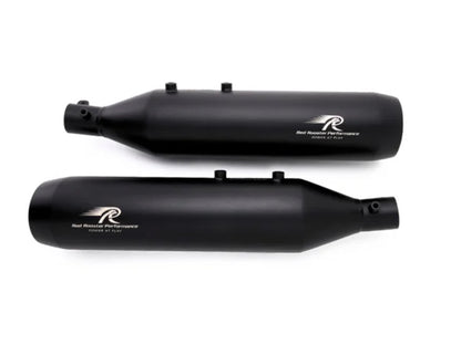 For Royal Enfield Shotgun 650 Red Rooster Astral Black Exhaust Silencer