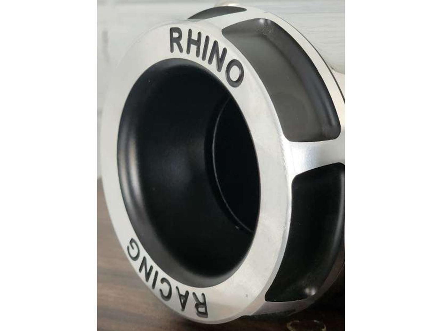 For Royal Enfield Super Meteor 650 Rhino Racing V2 Exhaust Silencer Polished