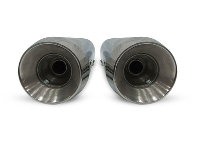 For Royal Enfield Super Meteor 650 Silver Stallion Exhaust Silencer Polished