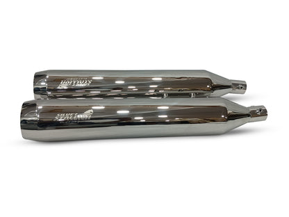 For Royal Enfield Super Meteor 650 Silver Stallion Exhaust Silencer Polished