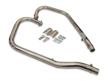 For Royal Enfield Super Meteor 650 R R Astral Pro Silencer & Header Pipe Polish
