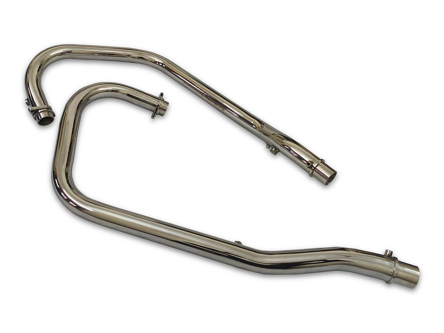 For Royal Enfield Super Meteor 650 Red Rooster Header Pipe Bend Pipe Polish