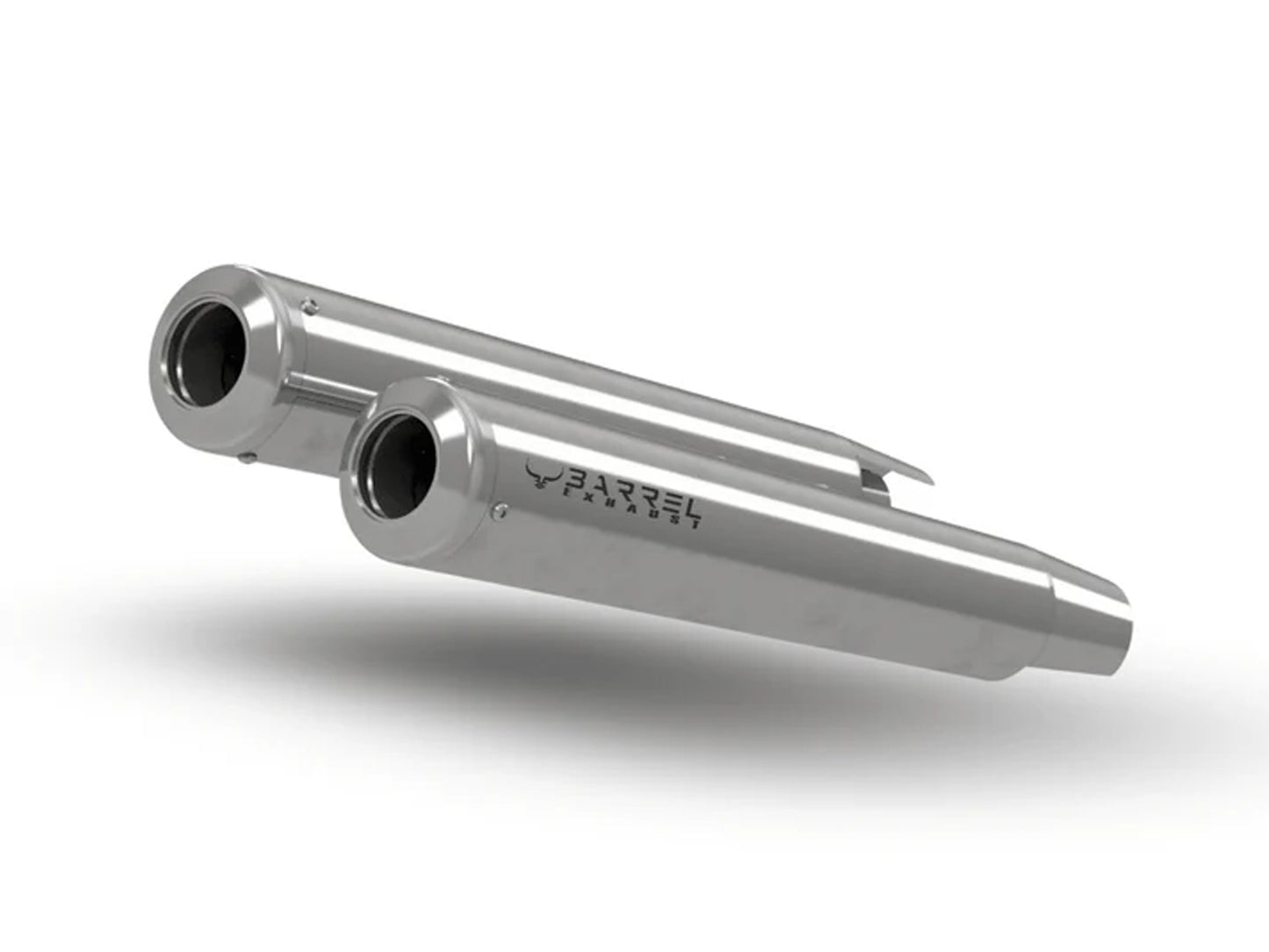 For Royal Enfield GT & Interceptor 650 BASS MASTER Exhaust Silencer Polish