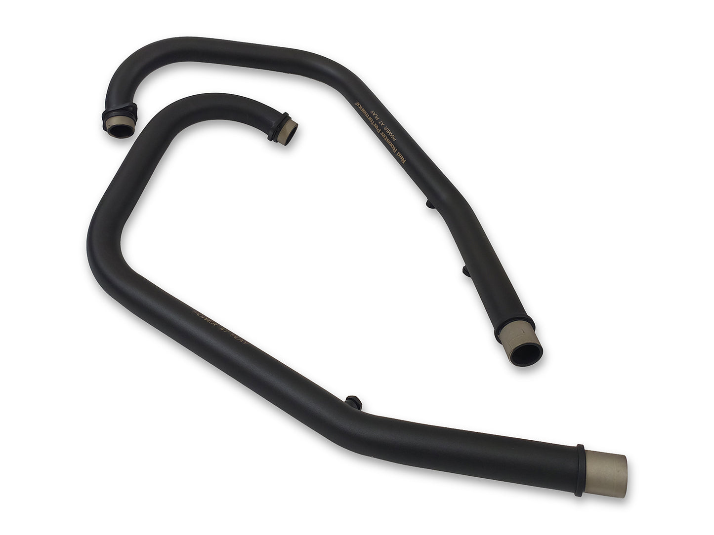 For Royal Enfield GT & Interceptor 650 Red Rooster Header Pipe Bend Pipe Black