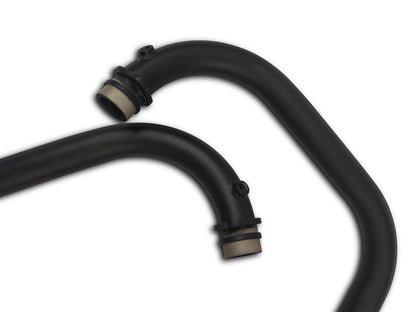 For Royal Enfield GT & Interceptor 650 Red Rooster Header Pipe Bend Pipe Black
