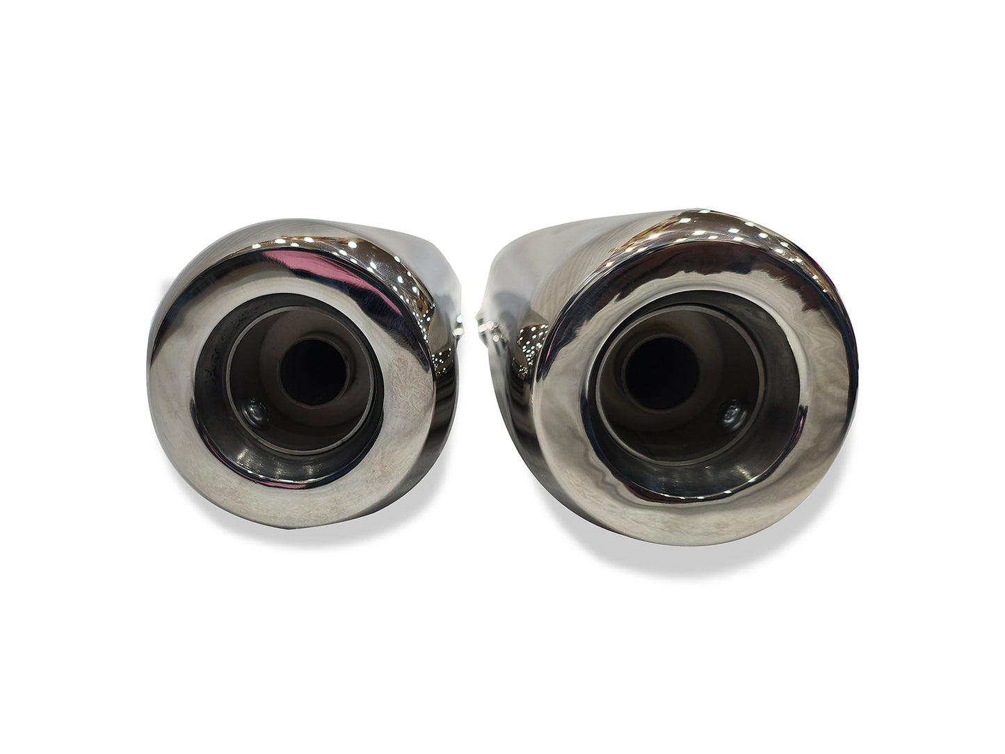 For Royal Enfield Classic 650 Atlas Red Rooster Exhaust Silencer Polished