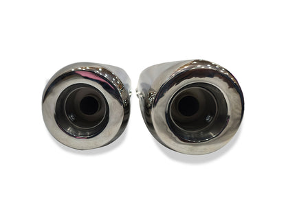 For Royal Enfield Classic 650 Atlas Red Rooster Exhaust Silencer Polished
