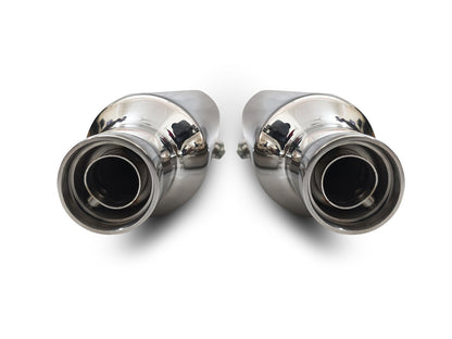 For Royal Enfield Classic 650 SS AEW TE 204 Exhaust Silencer Pair Polish