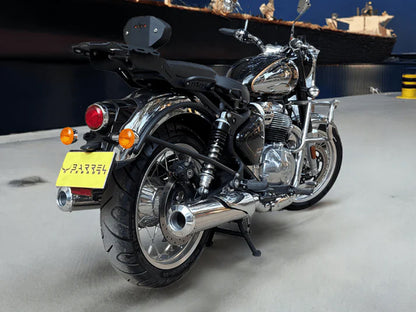 For Royal Enfield Classic 650 BASS MASTER Exhaust Silencer Silver