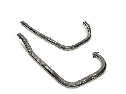 For Royal Enfield Classic 650 Silver Stallion Silencer & Header Pipe Polished