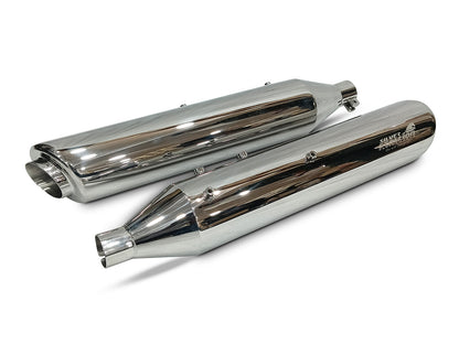 For Royal Enfield Classic 650 Silver Stallion Silencer & Header Pipe Polished