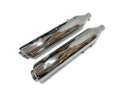 For Royal Enfield Classic 650 Silver Stallion Silencer & Header Pipe Polished