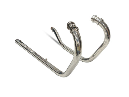 For Royal Enfield Classic 650 Silver Stallion Silencer & Header Pipe Polished
