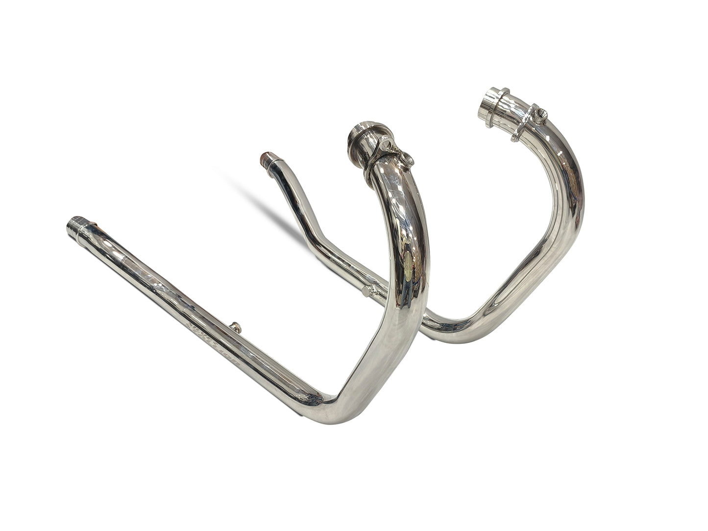 Fit For Royal Enfield Classic 650 Silver Stallion Header Bend Pipe Polished