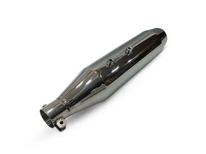 For Triumph Scrambler 400x Silver Stallion Exhaust Silencer Polished