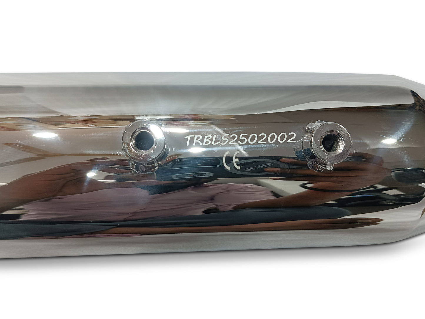 For Triumph Speed 400 Silver Stallion Exhaust Silencer Polished