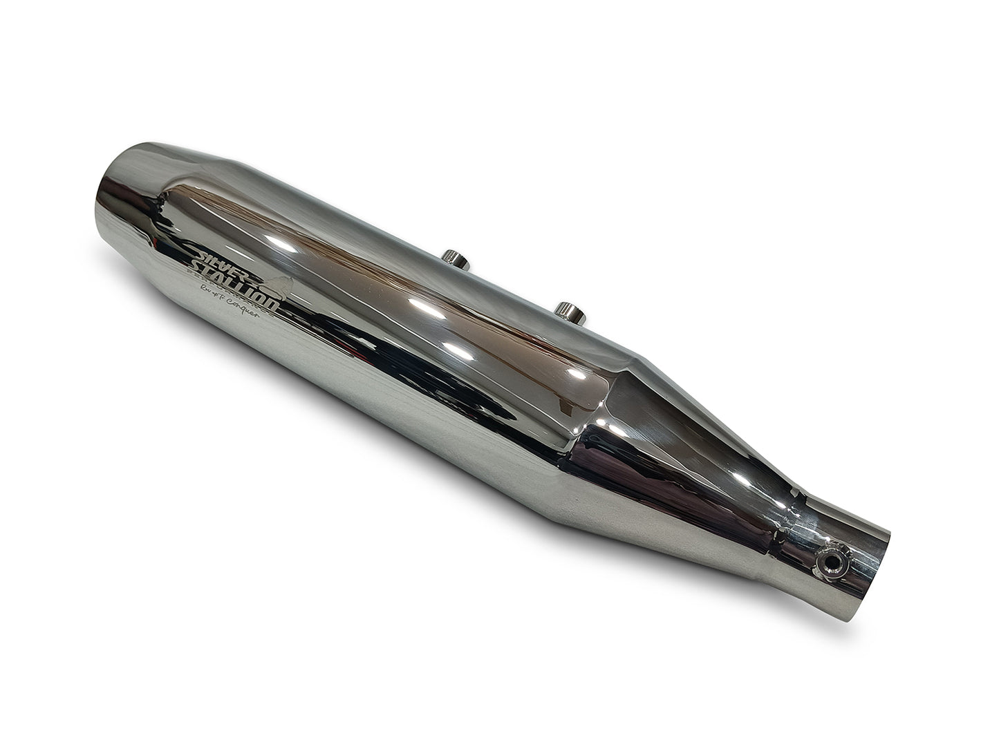 For Triumph Speed 400 Silver Stallion Exhaust Silencer Polished
