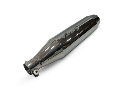 For Triumph Speed 400 Silver Stallion Exhaust Silencer Polished