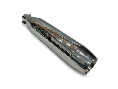 For Triumph Speed 400 Silver Stallion Exhaust Silencer Polished