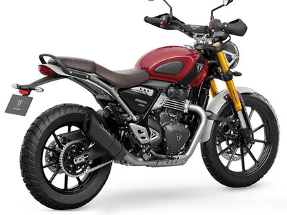For Triumph Speed 400 ROGUE 2.0 Exhaust Silencer Black