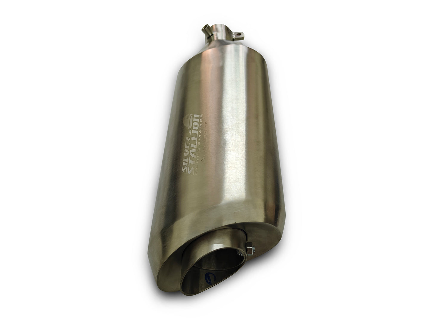 For Triumph Scrambler 400X Blaze Plus Silver Stallion Exhaust Silencer Matt Finish