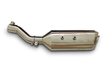 For Triumph Speed T4 Blaze Plus Silver Stallion Exhaust Silencer Matt Finish